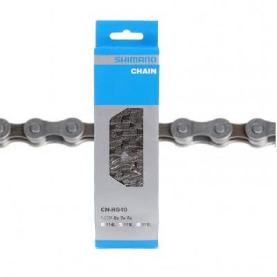 Shimano Цепь НG40, 6/7/8ск, 116 зв., амп.пин